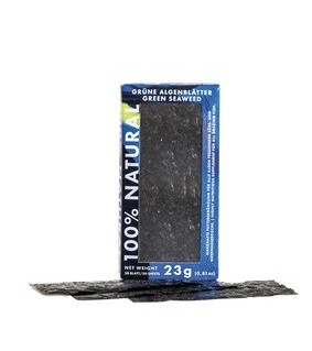 Grüne Algenblätter